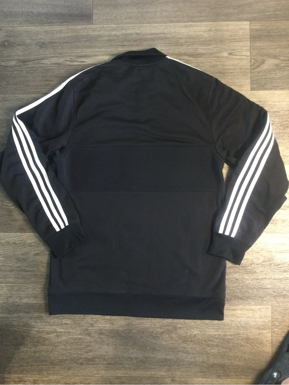 Adidas Youth Girls Full-Zip Training Jacket with White Stripes